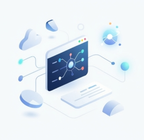 Custom Software Solutions Graphic